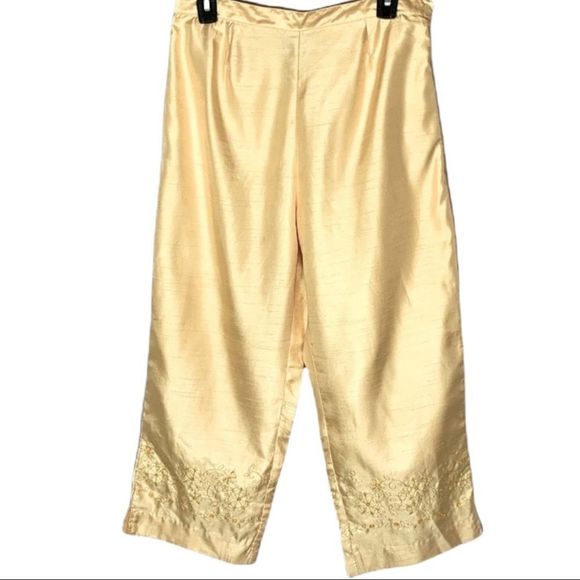 Mlle Gabrielle Yellow Capri Pants  Size 12 E(-001) - Picture 1 of 6